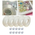 thumbnail image 4 of Cinta adhesiva divertida para rodar, decorativa, para manualidades, juego relajante, juguete sensorial 5 cinta 10 bolas de cristal, 4 of 6