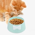 thumbnail image 6 of Cat Bowl Feeding Dishes Stable Novelty Anti Slip, Durable Bow Tie Decorated, Pet Feeder Water Bowl Cats for Dogs Pet Accessories Kitty Kitten Green, 6 of 10