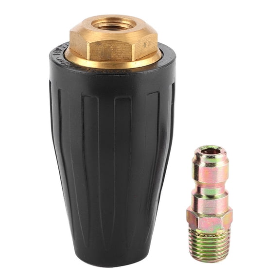 Xirurus 3600 PSI Turbo Rotating Nozzle – 1/4″ Quick‑Connect, 2.5 GPM, Brass & Stainless Steel, 200% Cleaning Power for Pressure Washers