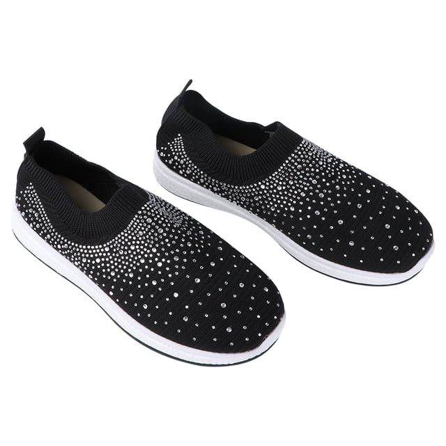 BRIGHTFUFU 1 par de zapatos para correr descalzos, mocasines transpirables, zapatos deportivos brillantes