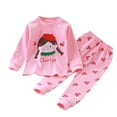thumbnail image 2 of Trupants Cherry Print Infant 2T Pink 100% Cotton 2-Piece Set - Soft Skin-Friendly Sleepwear & Loungewear, 2 of 4