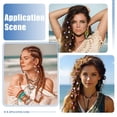 thumbnail image 7 of 150 Pcs Hair Plastic Beads Large Hole Hair Beads 6.5mm Hole Loc Dreadlock Accessories, 7 of 7