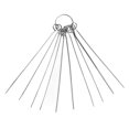 thumbnail image 4 of Guitar Nut Slotting File Kit Metal Clear Pattern 10 Rods Portable Guitar Nut Slot Polish Maintenance Tool, 4 of 14