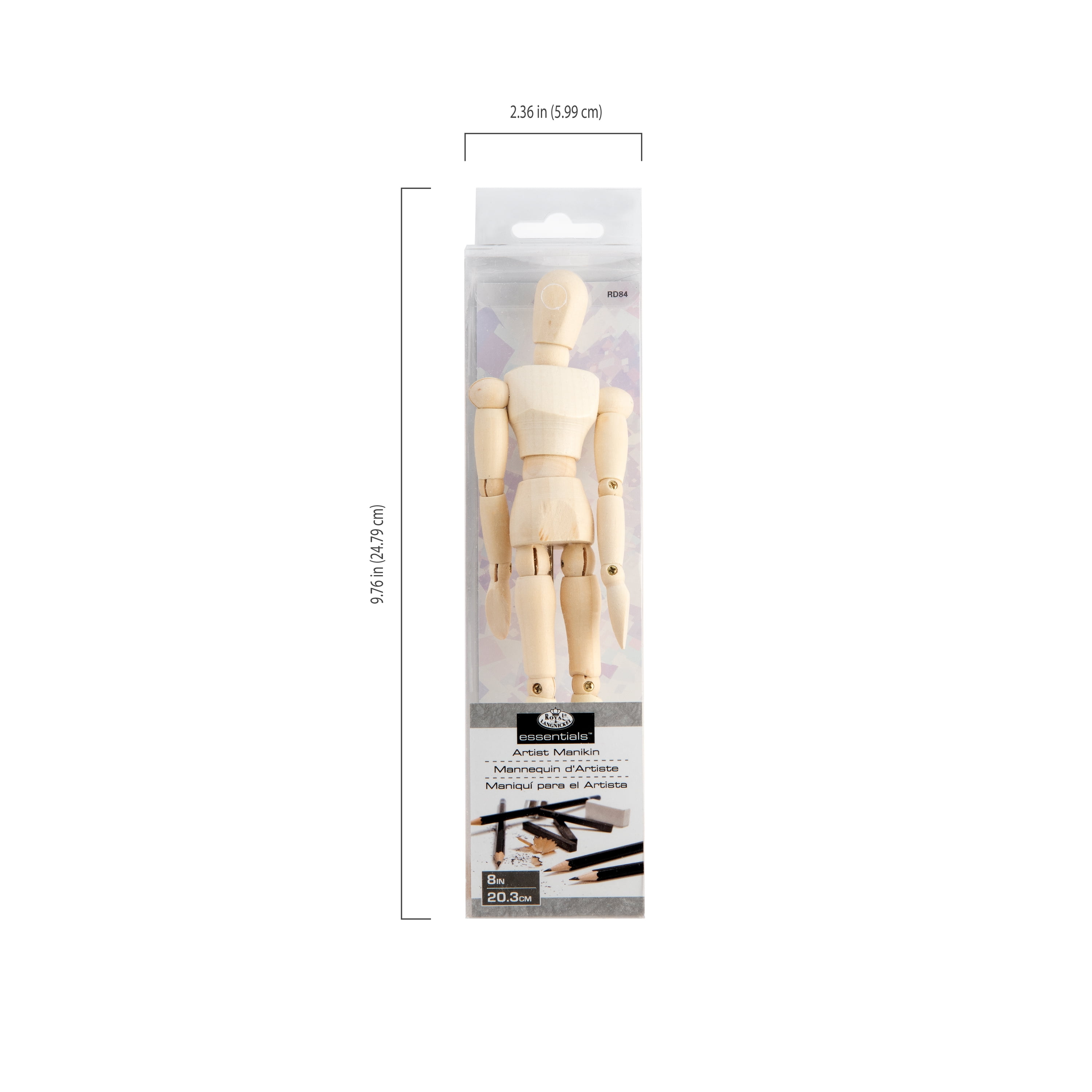 Pro Art Mannequin All In One Drawing Set Value Pk