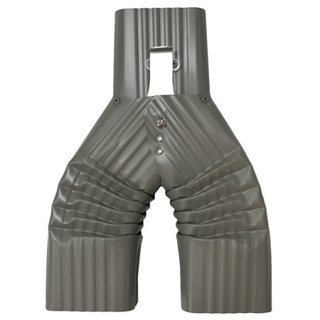 Basic Downspout Diverter for Rain Barrels (2X3, Bronze)