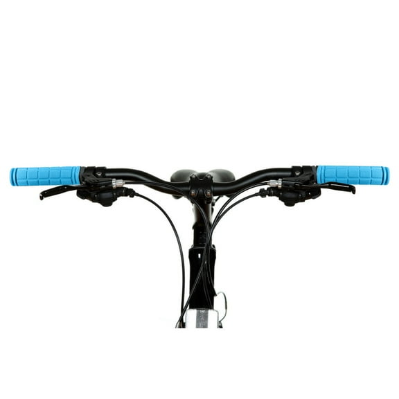 HHGBAD 2 Pcs Soft Rubber Bicycle Handlebar Cover with Non-Slip Texture, Comfortable and Resilient, Vibration Absorption Comfort Pads for Road and Mountainous Terrain, 4.72in, Blue