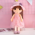 thumbnail image 2 of Muñeca de peluche suave de 60 cm con vestido rosa y sombrero para niños, 2 of 2