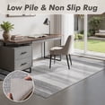 thumbnail image 3 of VUNATE 4'x6' Area Rugs for Living Room Washable Rugs Modern Abstract Area Rug Soft Contemporary Neutral Carpet Indoor Rug for Bedroom Dining Room Office Foldable Nonslip Rug Light Gray, 3 of 5
