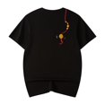 thumbnail image 3 of Niepce Inc Streetwear Summer Lion Embroidery T-shirt Fashion Black Crewneck Short Sleeve Tees, 3 of 4