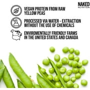 Naked Pea - 2LB 100% Pea Protein Powder from North American Farms - Unflavored Vegan Pea Protein Isolate - Plant Protein Powder, Easy to Digest - 30 Servings