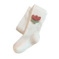 thumbnail image 3 of Medias para niñas, mallas tejidas de algodón con patas, medias transpirables y cálidas para niños pequeños para Otoño Invierno XL, 3 of 5