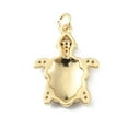thumbnail image 3 of Rack Plating Brass Micro Pave Cubic Zirconia Pendants with Enamel & Jump Ring Cadmium Free & Lead Free Long-Lasting Plated Real 18K golden Plated Sea Turtle Charm Mixed color 22.5x17x3mm Hole: 3.2mm, 3 of 4