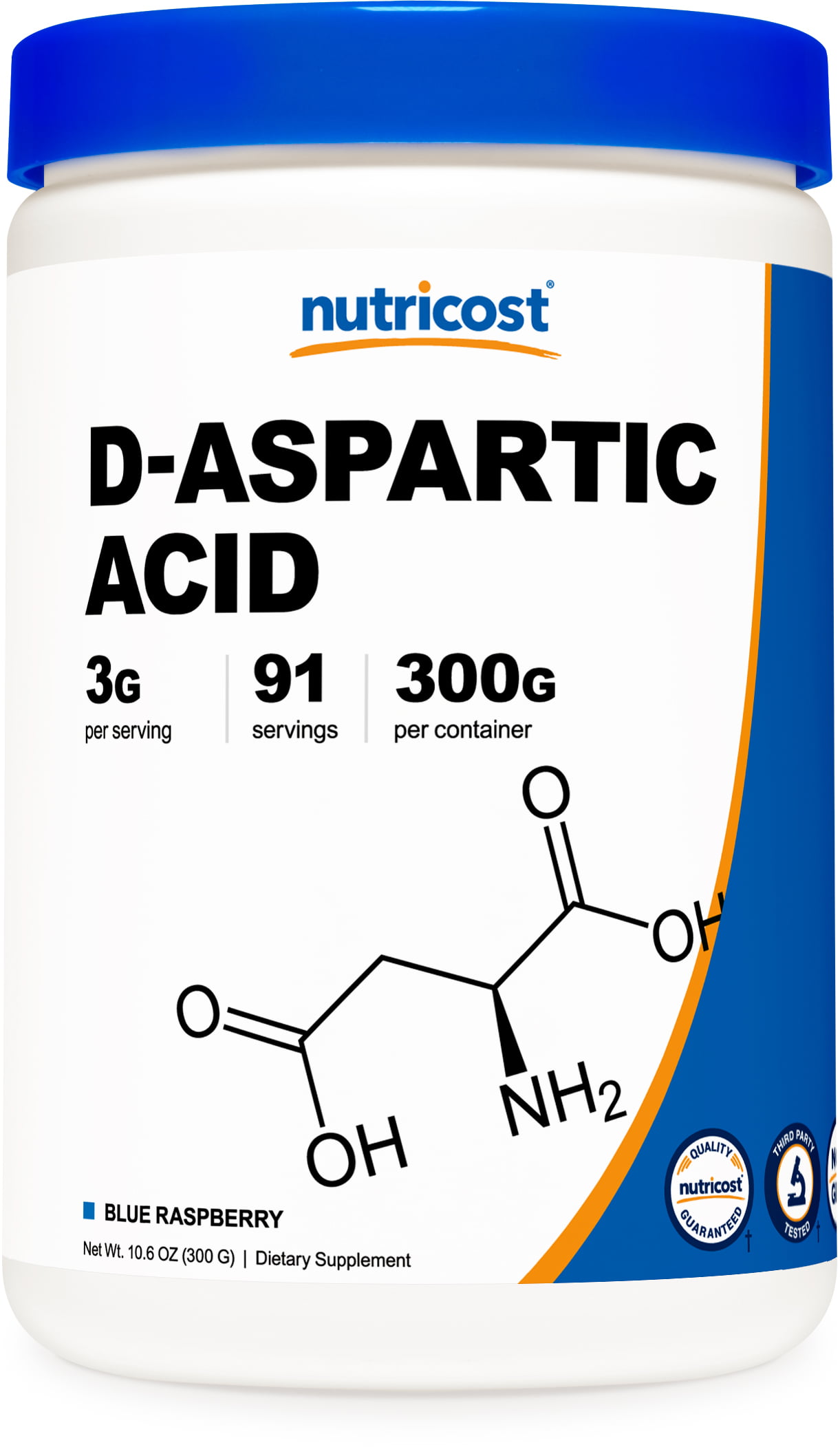 D Aspartic Acid DAA 25mg per capsule 25 Vegetarian Capsules ...