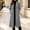 Gray, variant on Long Winter Coats for Women Long Wool Blend Notched Lapel Single Breasted Coat, Sizes S-XXL