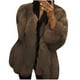 thumbnail image 3 of Chaqueta de felpa suelta cálida de invierno de talla grande para mujer Fridja  BV0+1853, 3 of 4