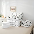 thumbnail image 6 of Homewish Cartoon Panda 7-Piece Bedding Comforter Set,Cute Zoo AnimalKing Bedding Sets,Cute Rustic Flower Bed Sheets For Kids,Ultra Soft Home Decor Reversible, 6 of 8