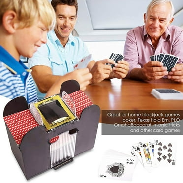 PPgejGEK Stocking Stuffers for Kids Card 6 Decks Battery Operated Card Mixing Machine Clearance