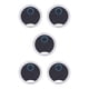 thumbnail image 3 of Monstrate Buscador de llaves Equipaje compatible con Bluetooth Rastreador de alarma anti-perdida de doble vía Localizador con batería Negro 5Conjunto, 3 of 6