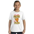 thumbnail image 4 of Will Trade Sister for Pizza Joke Crewneck T Shirts Boy Girl Teen Brisco Brands XS, 4 of 6