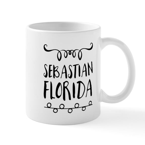 CafePress - Sebastian Florida Mugs - 11 oz Ceramic Mug - Novelty Coffee Tea Cup