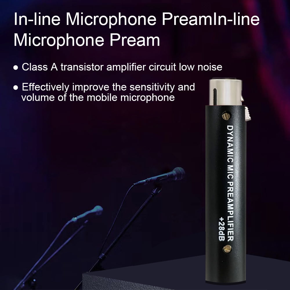 Mic Pream,Preamplifier Amplifier Xlr Port Noise Amplifier Xlr Pream Low Noise Xlr Port Entertainment Hxber Live And Play In-line Pream Low Entertainment Live And Port Entertainment Live Siuke