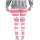 thumbnail image 5 of Pantalones largos con estampado navideño, cintura alta, elásticos y suaves, para niña, 5 of 8