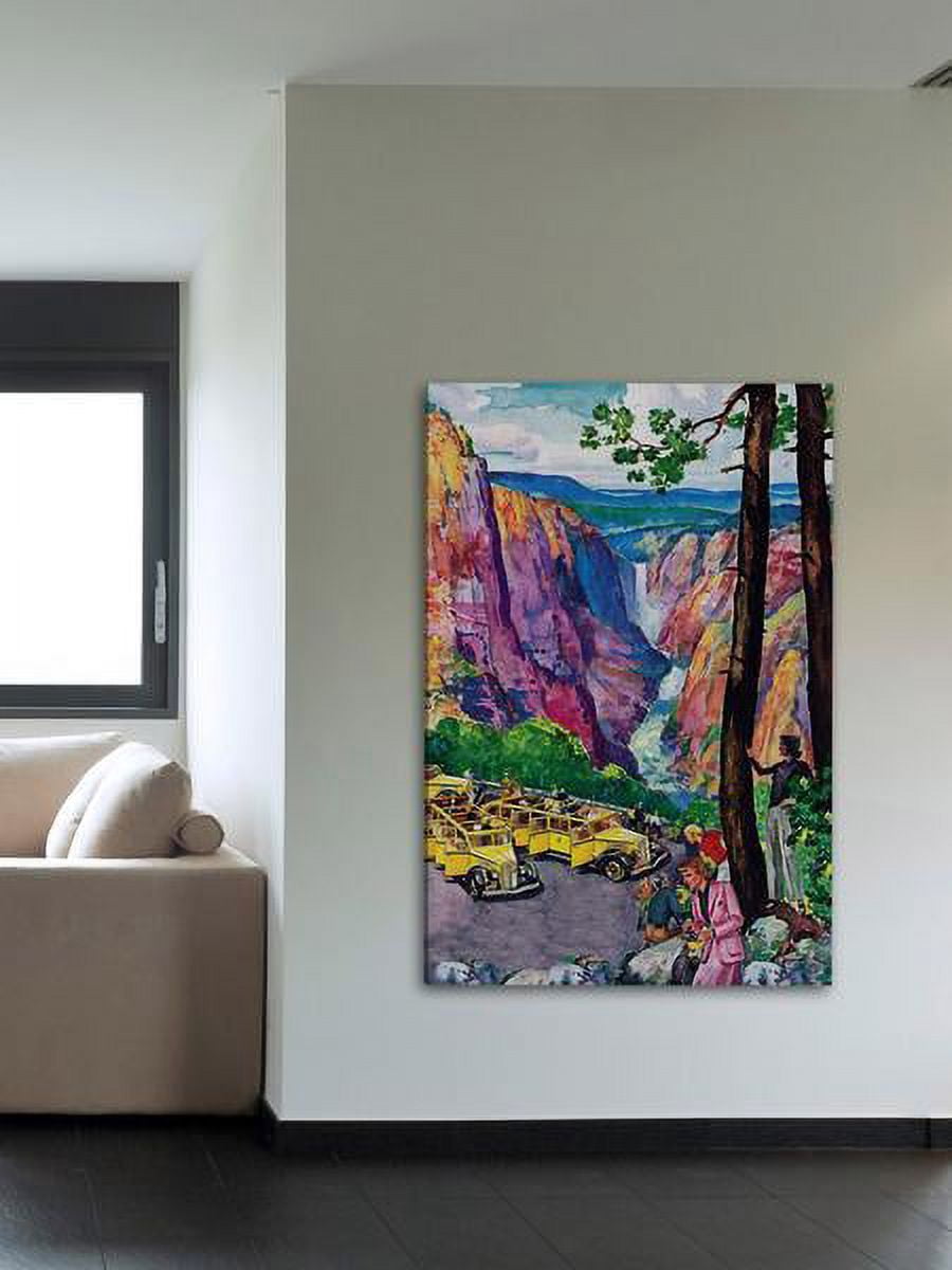 "Picturesque View" Painting Print on Wrapped Canvas