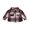 Red, variant on DcoolMoogl Toddler Baby Boys Girl Long Sleeve Plaid Button Down Shirt Jacket Little Kids Flannel Lapel Shacket Coats Fall Clothes