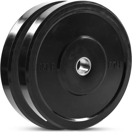 JFIT Olympic Bumper Weighted Plate 2”, Set of 2 Plates, 35 LB Pair