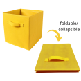 thumbnail image 3 of Purebryt Foldable Cube Storage Bin, 6 Pack, Yellow, 3 of 4