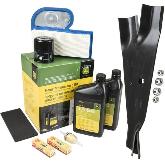 John Deere OEM Model LX277 Maintenance Kit and Standard Blades, 38" Mower Deck