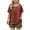 Z12-Coffee, variant on MUXiin Girls Shirts Size 10-12 Crewneck Vacation Tops Short Sleeve Back To School Shirt Solid Color Tees Shirts for Youth Girls Loose Girls' Tops, Tees & Blouses