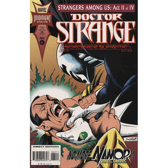 Doctor Strange: Sorcerer Supreme #65 (with card) VF ; Marvel Comic Book