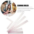 thumbnail image 6 of Raindrops  6 Pcs Sewing Ruler Clothing Patterning Cutting Measure Pink, 6 of 8