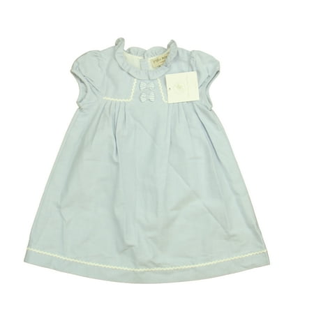 

Pre-owned P tite Mom Girls Blue | White Dress size: 24 Months