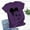 01 Purple, variant on Weiqiqre Spring Tops for Women Cute Graphic Print Summer Causal Cotton Round Neck Short Sleeve Blouses T Shirt
