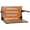 Teak Seat with Matte Black Frame, variant on Seachrome SHAFAR-185155-PTS-S-MB-BK Silhouette 16" Wide Wall Mounted Shower Seat - Teak