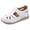 White, variant on VerPetridure Women's Sandals Summer Casual Solid Color Hollow Out Wedge Comfortable Soft Women's Sandals Summer Casual Sandals
