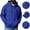 12# Royal Blue, variant on Mens Oversized Hoodies Sweatshirts | Fall Winter Hooded Collar Drawstring Pullover With Pocket for Workout Gym Pink S