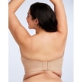 thumbnail image 4 of Sujetador sin tirantes HSIA para mujer, talla grande, con aros, ligeramente forrado, 4 of 5