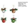 thumbnail image 6 of Festive Bell with Pine Cone Design Christmas Bells Decoration 1/4pcs Christmas Bells with Pine Cone Design Easy Installation Hanging Decor for Doors, 6 of 6