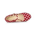 thumbnail image 4 of BLISSFUL STEP Women's Shoe Polka Dots Mary Janes Stiletto Heels Platform Ankle Strap Close Toe  Pumps Red 6, 4 of 7