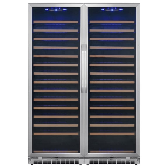 Edgestar Cwr1662szdual 48" Wide 302 Bottle Capacity Built-In Or Free Standing Wine Cooler