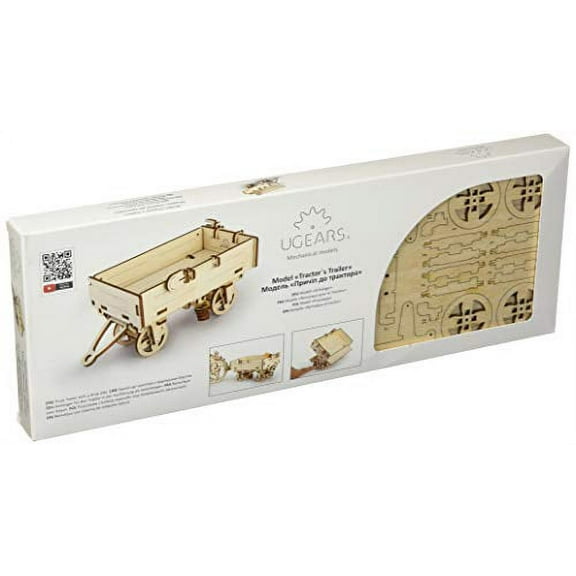 UGEARS Tractor Trailer Mechanical 3D Puzzle
