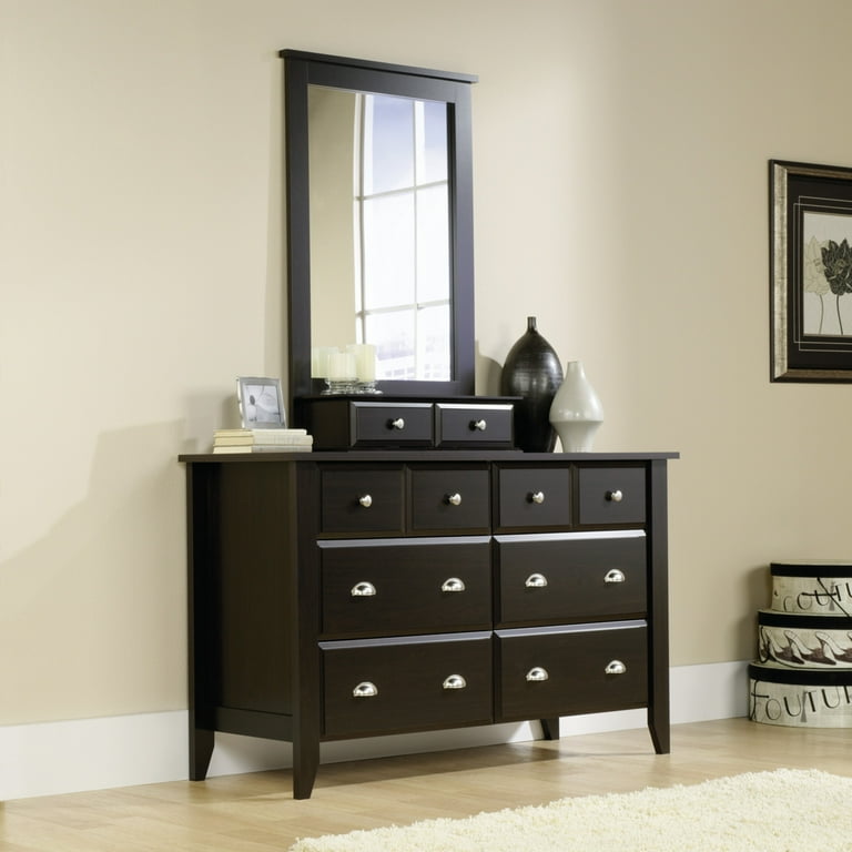 Sauder Shoal Creek Dresser Jamocha Wood Finish