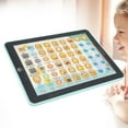 thumbnail image 4 of Educational Toy, ABS Material Children Tablet Portable  For Learning Skills Including Letters, Words And Numbers Green, 4 of 8