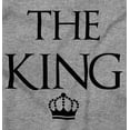 thumbnail image 2 of King Queen Matching Sets His Hers Men's Big & Tall Graphic Hoodie Brisco Brands 2X, 2 of 6