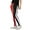 Red/White/Black, variant on Ma Croix Men's Three-Tone Stripe Stretch Skinny Track Pants