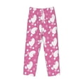 thumbnail image 6 of Uemuo Cute Poodle Dog Pattern Men's Wide Leg Palazzo Lounge Pants with Pockets Light Weight Loose Comfy Casual Pajama Pants-XX-Large, 6 of 9