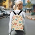 thumbnail image 7 of FORMRS Mini Backpack Purse for Women Quilted Travel Daypack Casual Shoulder Bag, Beach Pattern, 7 of 7